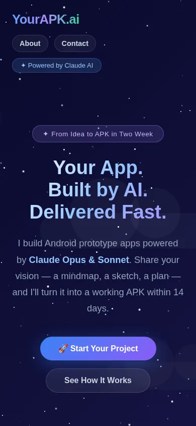 YourAPK.ai mobile view